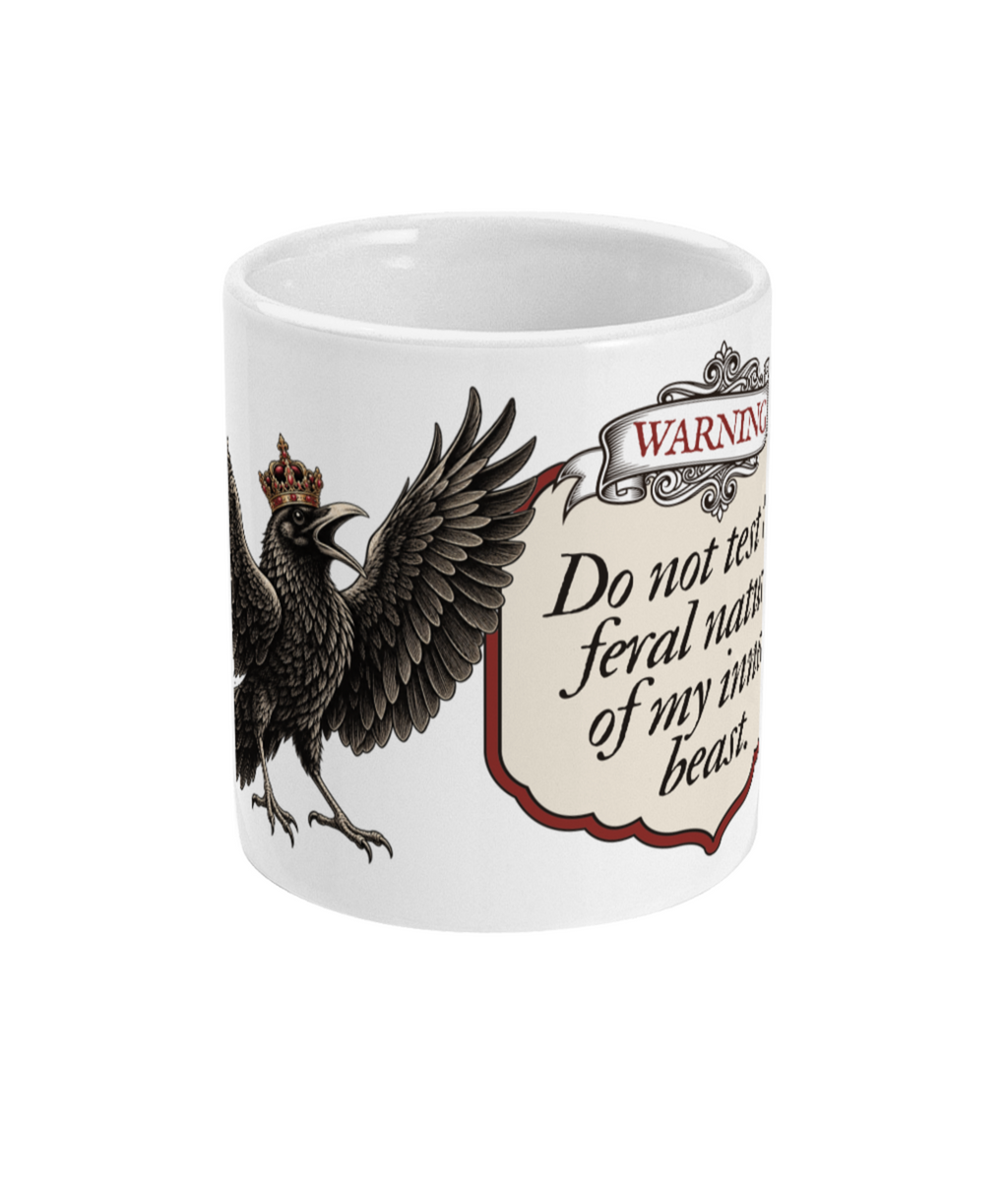 Warning: Feral Nature 11oz mug