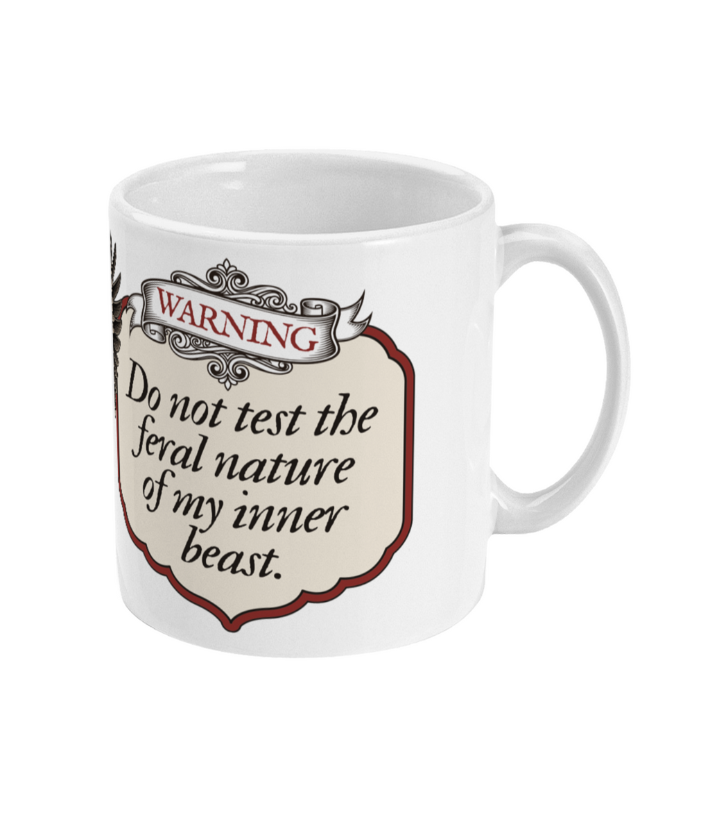 Warning: Feral Nature 11oz mug