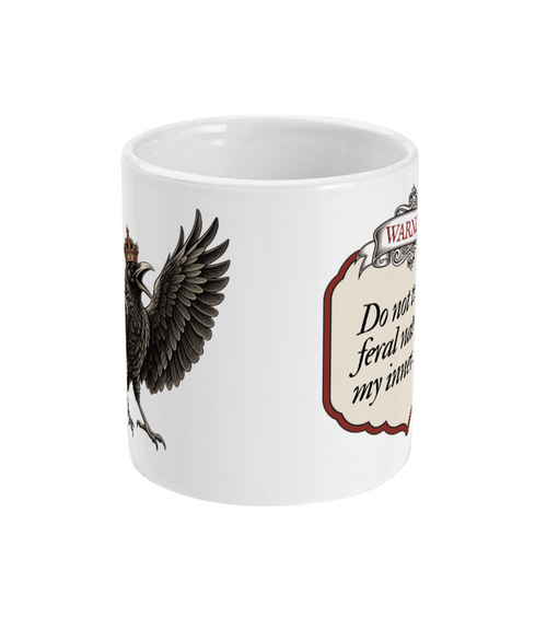 Warning: Feral Nature 11oz mug